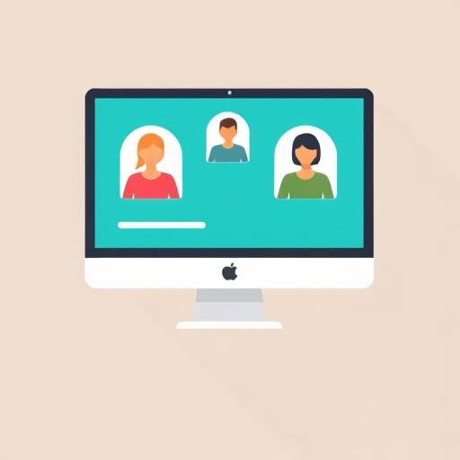 Screen Sharing Icon: Seamless screen sharing for presentations and demonstrations.